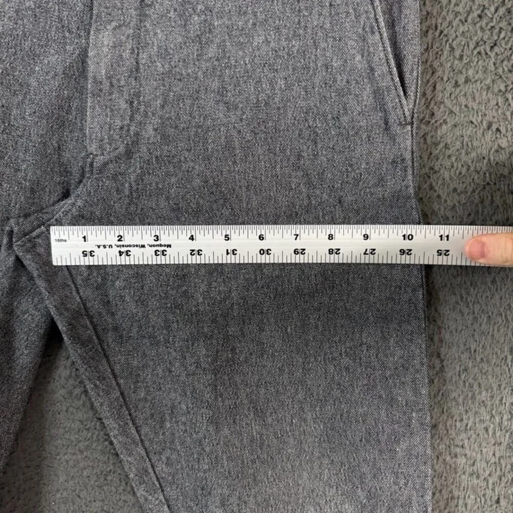 J Crew Pants Mens 30x32 Gray 484 Slim Fit Brushed Cotton Stretch Chino Preppy